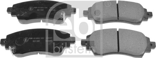 Febi Bilstein 170264 - Тормозные колодки, дисковые, комплект autospares.lv