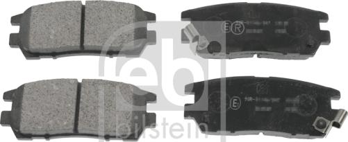 Febi Bilstein 170239 - Тормозные колодки, дисковые, комплект autospares.lv