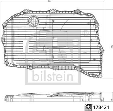 Febi Bilstein 178421 - Гидрофильтр, автоматическая коробка передач autospares.lv