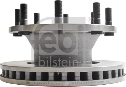 Febi Bilstein 17369 - Тормозной диск autospares.lv