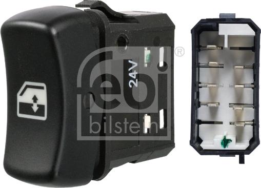 Febi Bilstein 172426 - Выключатель, стеклоподъемник autospares.lv