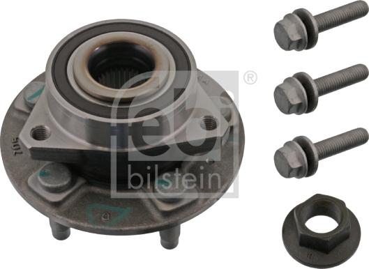 Febi Bilstein 39916 - Подшипник ступицы колеса, комплект autospares.lv