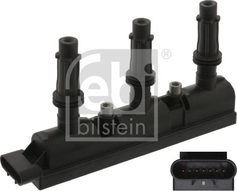 Febi Bilstein 39585 - Катушка зажигания autospares.lv