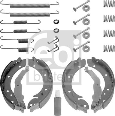 Febi Bilstein 30594 - Комплект тормозных колодок, барабанные autospares.lv