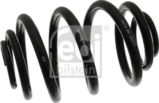 Febi Bilstein 38672 - Пружина ходовой части autospares.lv