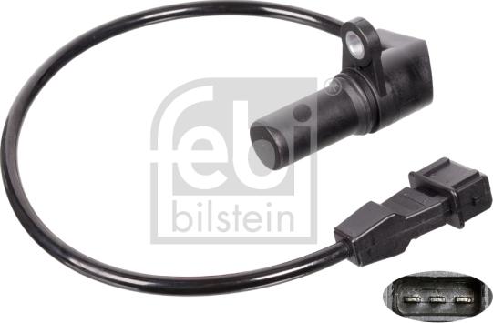 Febi Bilstein 33508 - Датчик импульсов, коленвал autospares.lv