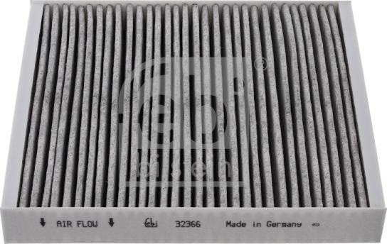 Febi Bilstein 32366 - Фильтр воздуха в салоне autospares.lv