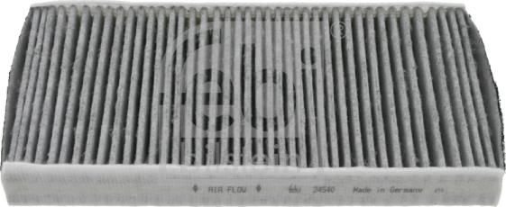 Febi Bilstein 24540 - Фильтр воздуха в салоне autospares.lv