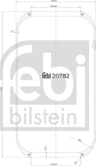 Febi Bilstein 20782 - Кожух пневматической рессоры autospares.lv