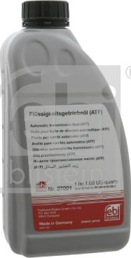 Febi Bilstein 27001 - Трансмиссионное масло autospares.lv