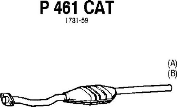 Fenno P461CAT - Катализатор autospares.lv