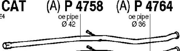 Fenno P4758 - Труба выхлопного газа autospares.lv