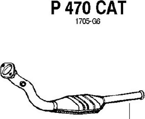 Fenno P470CAT - Катализатор autospares.lv