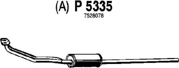 Fenno P5335 - Предглушитель выхлопных газов autospares.lv