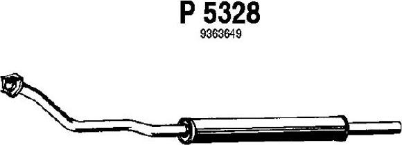 Fenno P5328 - Предглушитель выхлопных газов autospares.lv