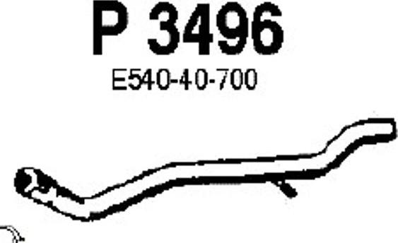 Fenno P3496 - Труба выхлопного газа autospares.lv