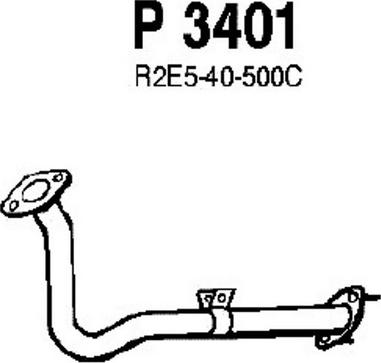 Fenno P3401 - Труба выхлопного газа autospares.lv