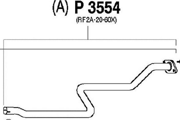 Fenno P3554 - Труба выхлопного газа autospares.lv