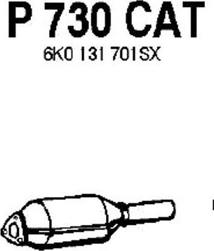 Fenno P730CAT - Катализатор autospares.lv