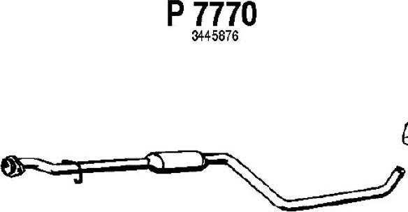 Fenno P7770 - Средний глушитель выхлопных газов autospares.lv