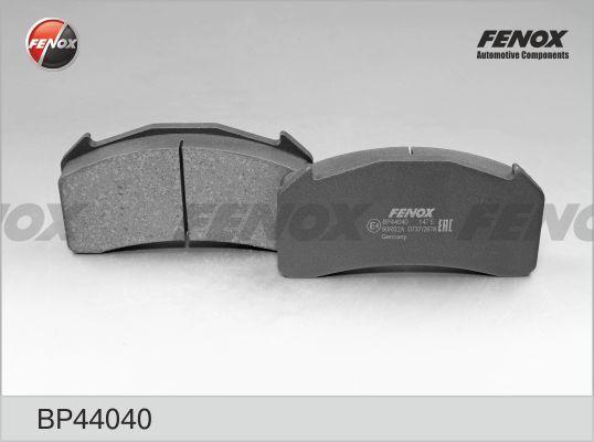 Fenox BP44040 - Тормозные колодки, дисковые, комплект autospares.lv