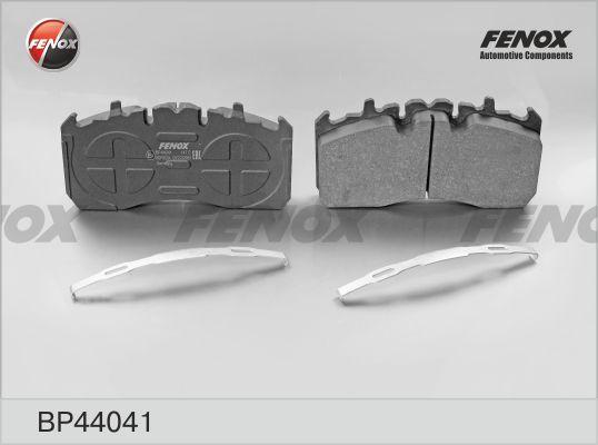 Fenox BP44041 - Тормозные колодки, дисковые, комплект autospares.lv