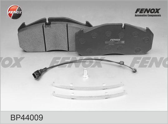 Fenox BP44009 - Тормозные колодки, дисковые, комплект autospares.lv