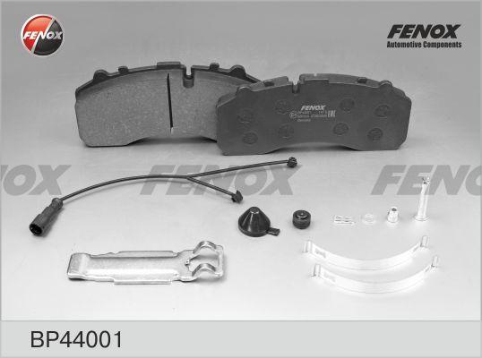 Fenox BP44001 - Тормозные колодки, дисковые, комплект autospares.lv