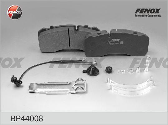 Fenox BP44008 - Тормозные колодки, дисковые, комплект autospares.lv