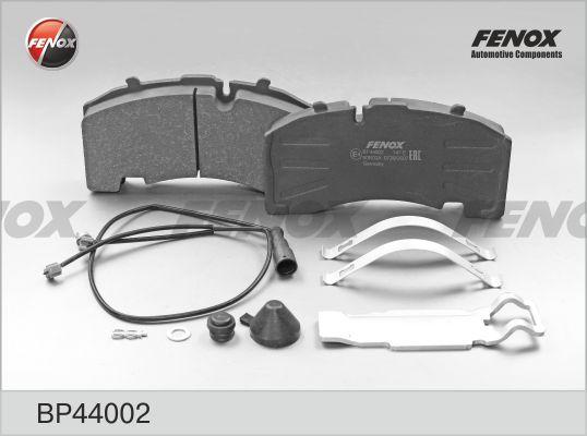 Fenox BP44002 - Тормозные колодки, дисковые, комплект autospares.lv