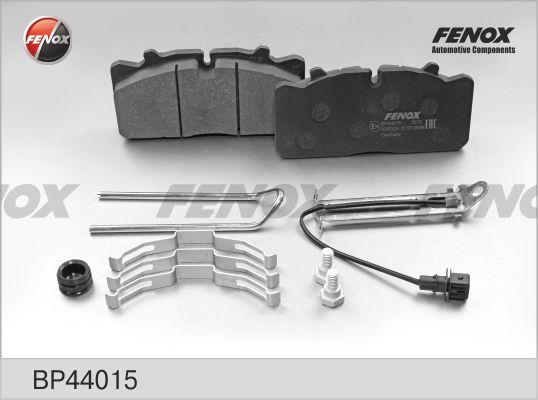 Fenox BP44015 - Тормозные колодки, дисковые, комплект autospares.lv