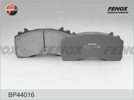 Fenox BP44016 - Тормозные колодки, дисковые, комплект autospares.lv