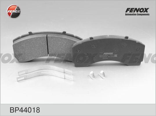 Fenox BP44018 - Тормозные колодки, дисковые, комплект autospares.lv
