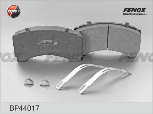 Fenox BP44017 - Тормозные колодки, дисковые, комплект autospares.lv