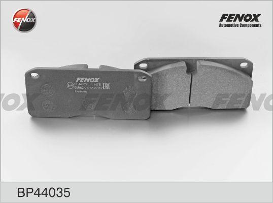 Fenox BP44035 - Тормозные колодки, дисковые, комплект autospares.lv