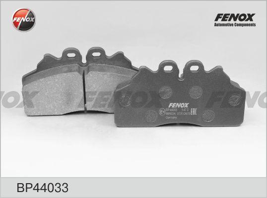 Fenox BP44033 - Тормозные колодки, дисковые, комплект autospares.lv