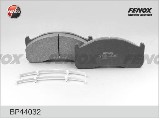 Fenox BP44032 - Тормозные колодки, дисковые, комплект autospares.lv