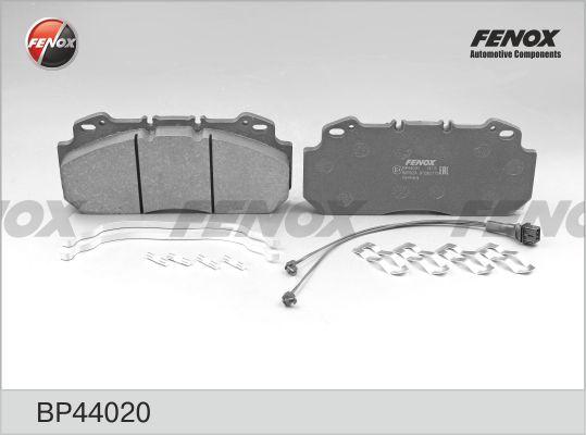 Fenox BP44020 - Тормозные колодки, дисковые, комплект autospares.lv