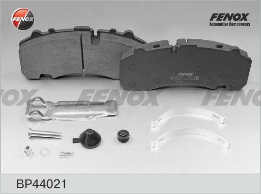 Fenox BP44021 - Тормозные колодки, дисковые, комплект autospares.lv