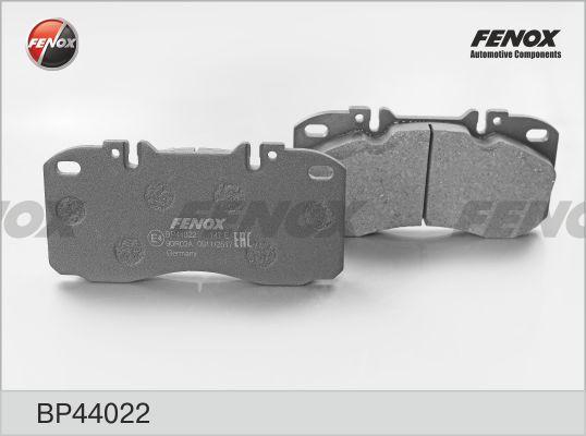 Fenox BP44022 - Тормозные колодки, дисковые, комплект autospares.lv