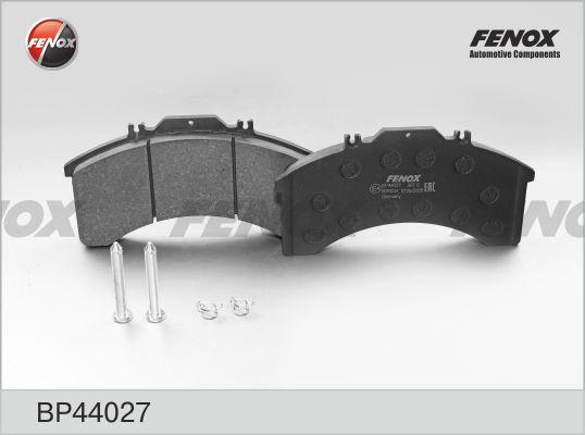 Fenox BP44027 - Тормозные колодки, дисковые, комплект autospares.lv