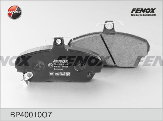 Fenox BP40010O7 - Тормозные колодки, дисковые, комплект autospares.lv