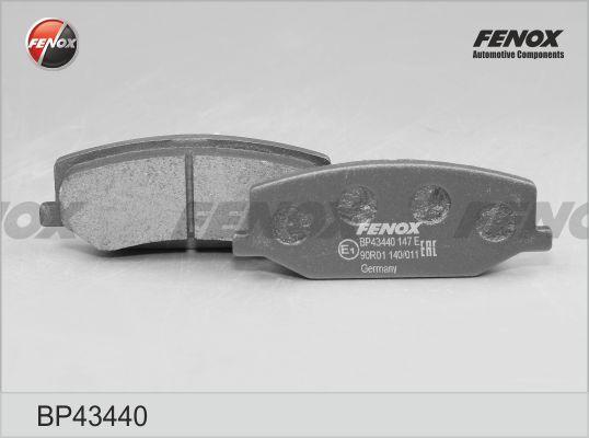 Fenox BP43440 - Тормозные колодки, дисковые, комплект autospares.lv