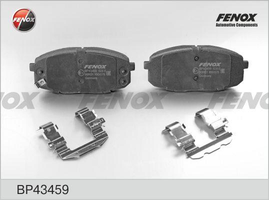 Fenox BP43459 - Тормозные колодки, дисковые, комплект autospares.lv