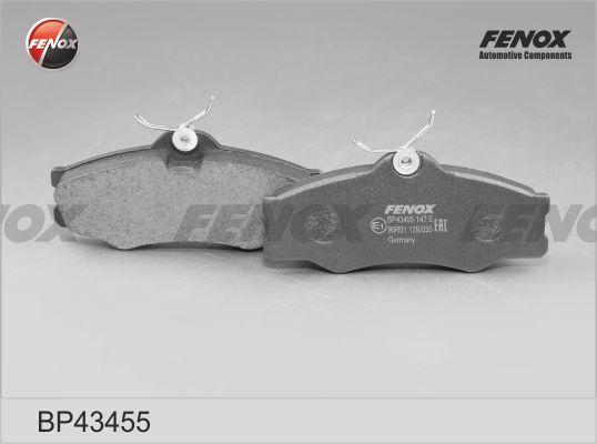 Fenox BP43455 - Тормозные колодки, дисковые, комплект autospares.lv