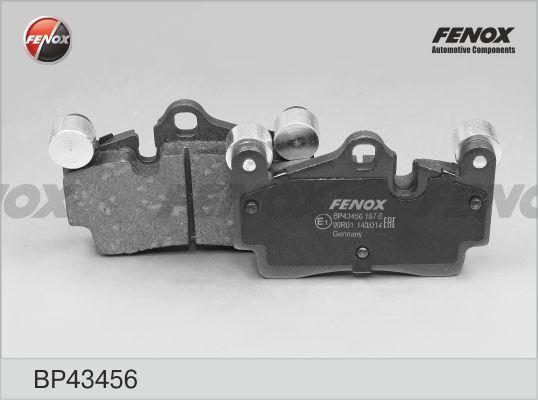 Fenox BP43456 - Тормозные колодки, дисковые, комплект autospares.lv