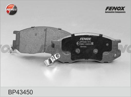 Fenox BP43450 - Тормозные колодки, дисковые, комплект autospares.lv