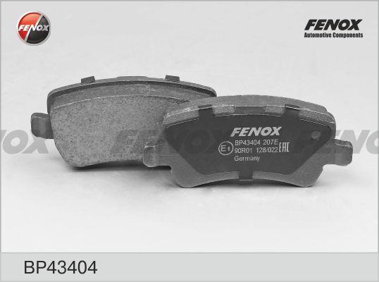 Fenox BP43404 - Тормозные колодки, дисковые, комплект autospares.lv