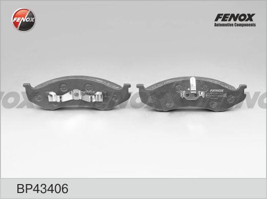 Fenox BP43406 - Тормозные колодки, дисковые, комплект autospares.lv