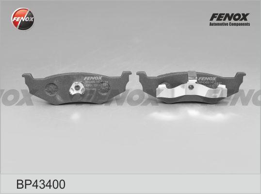 Fenox BP43400 - Тормозные колодки, дисковые, комплект autospares.lv